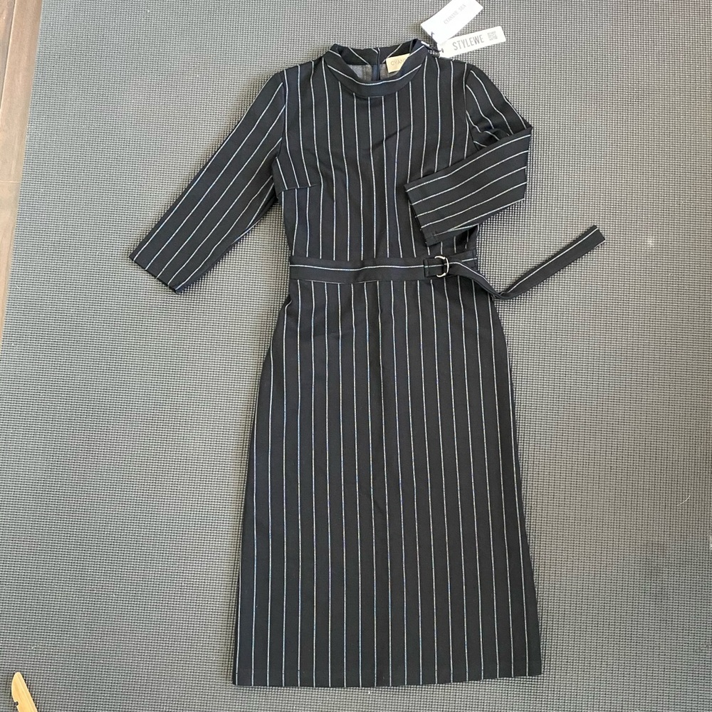 COPY - New with tags Cyanine Sea pinstripe dress